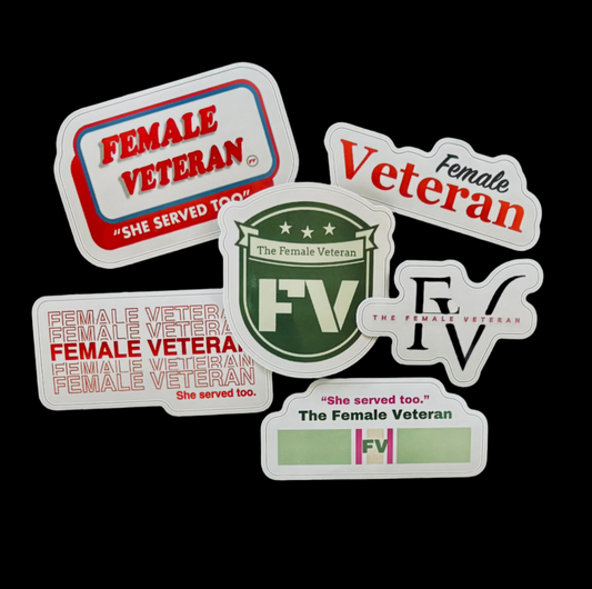 The 6 Female Veteran Sticker Pack